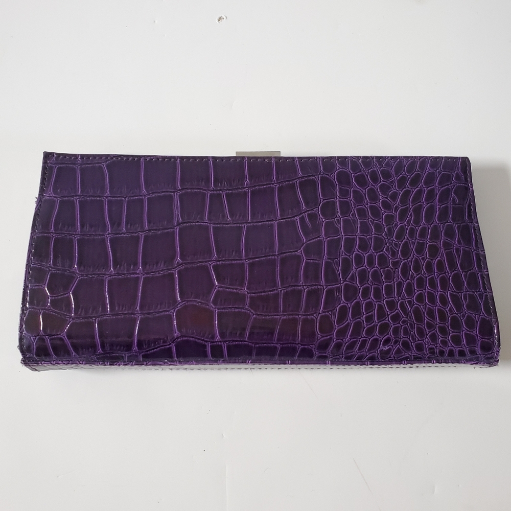 NEW Feet First Purple Clutch